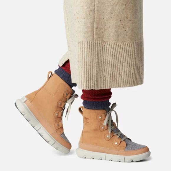 SOREL Explorer II Next Joan Boot Waterproof Tawny Buff Moonstone - Picture 11 of 12